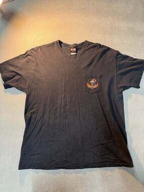 Vintage Harley-Davidson Budke's North Platte Nebraska Pocket T-Shirt 2XL
